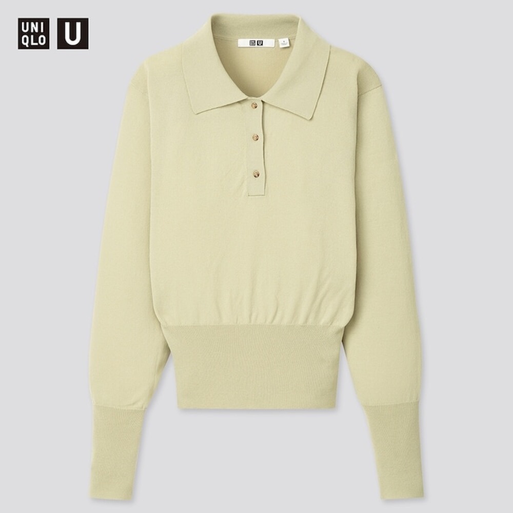 Uniqlo U women’s knitted polo sweater size S